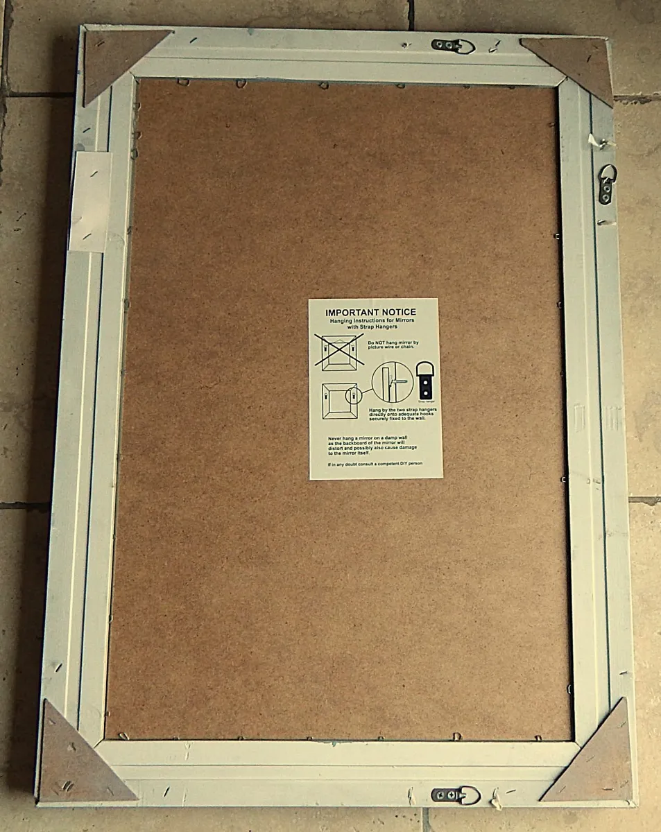 Large Bevelled Edge Wall Mirror in Ornate Frame - Image 4