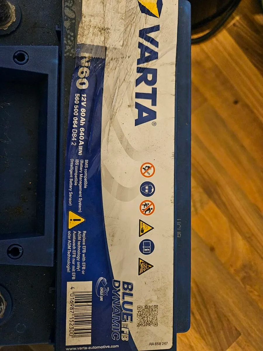 Stop and go Varta car battery - Image 3