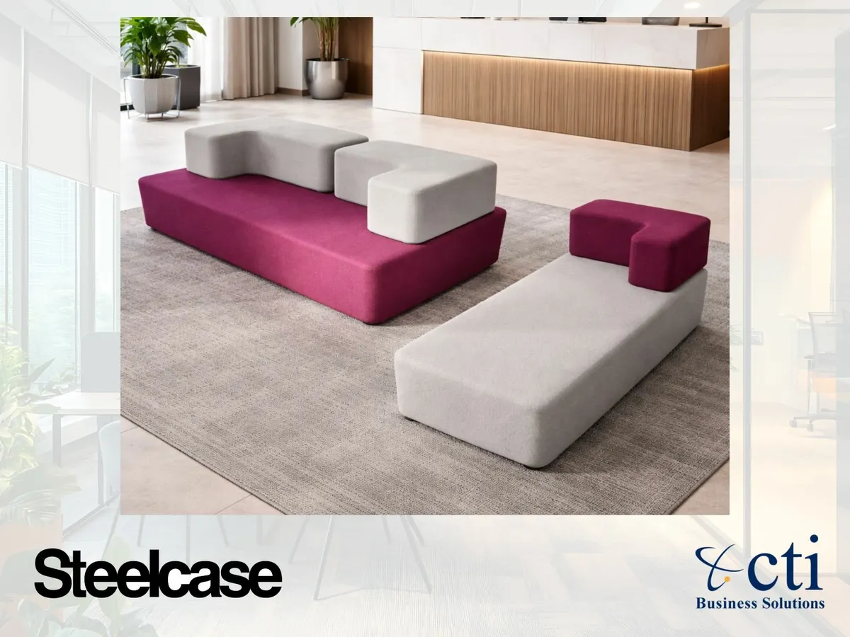 Steelcase Reception Seating Set - Grade A - Image 4
