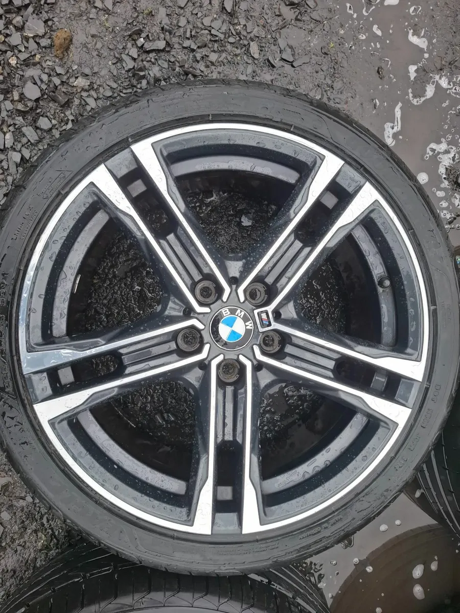 18" Genuine Bmw 1 Series F40 M Sport Alloys with t - Image 1