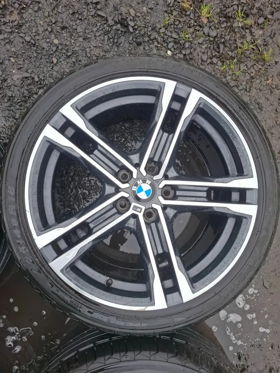 18" Genuine Bmw 1 Series F40 M Sport Alloys with t - Image 3