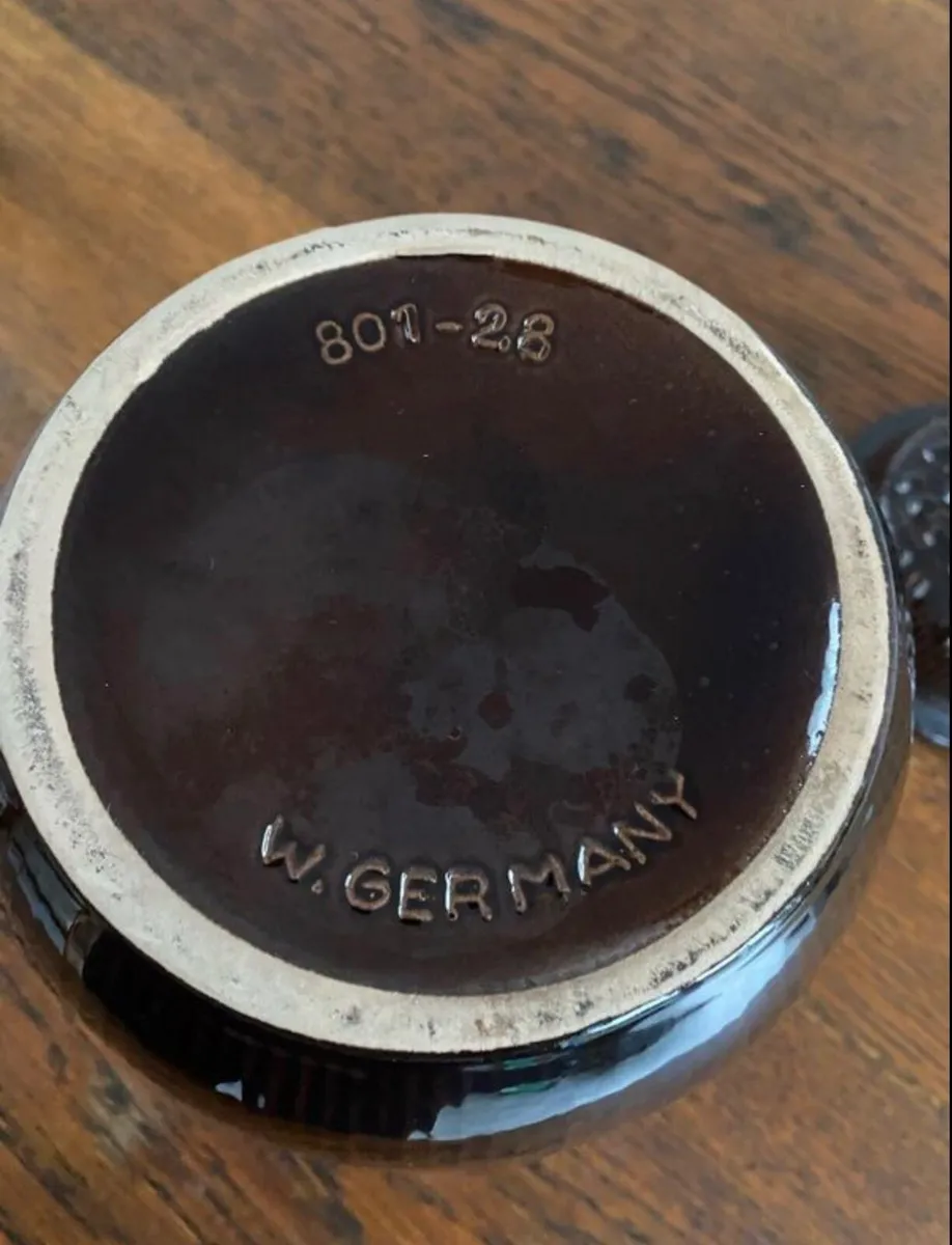 Vintage West German Rumtoph Pot with Lid - Image 3