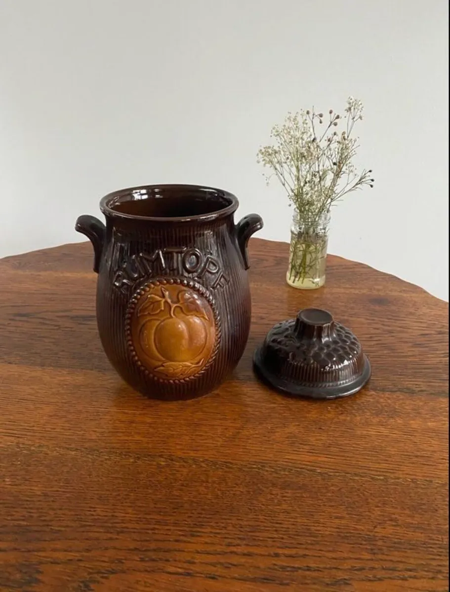 Vintage West German Rumtoph Pot with Lid - Image 2
