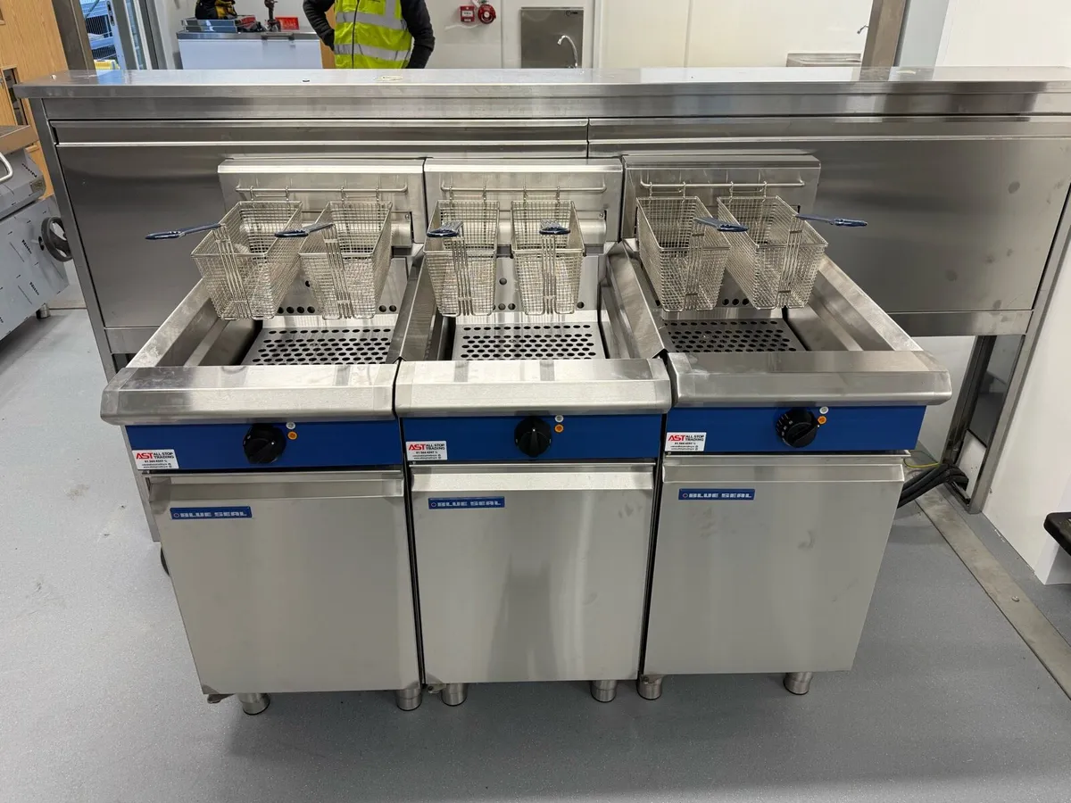 New Blue Seal E44 Electric Twin Tank Fryer - Image 1