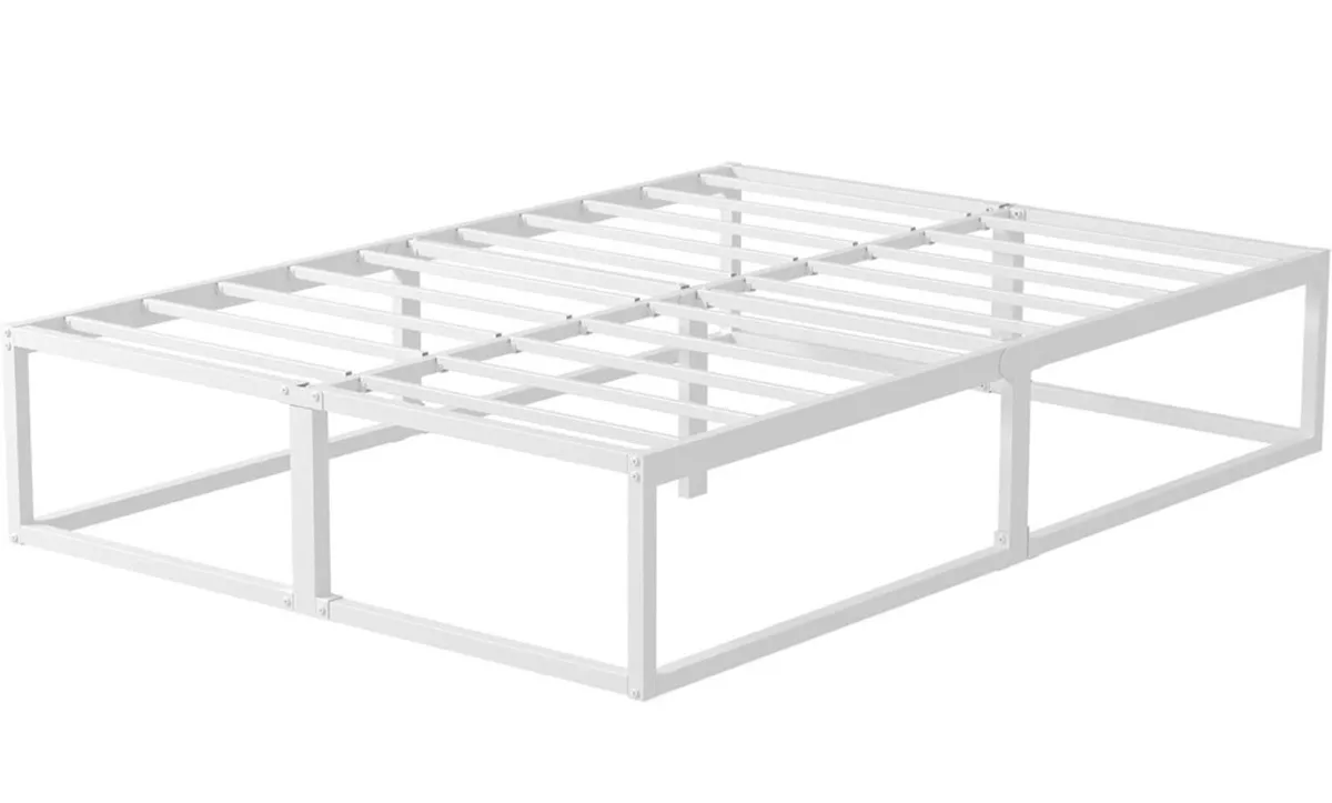 Super King Bed Frame 36cm High with Steel Slats Su - Image 3