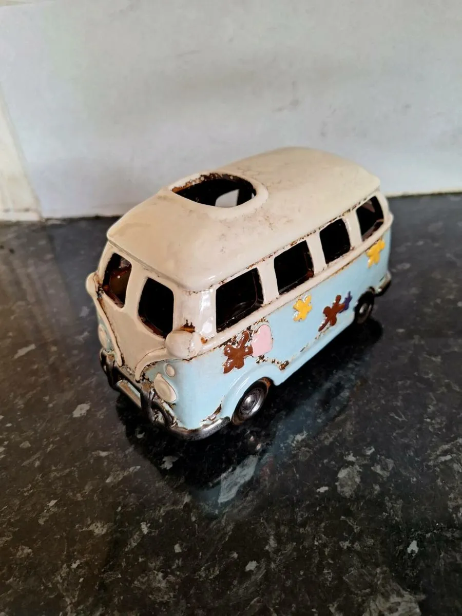 Lovely ceramic VW camper van tealight holder - Image 2