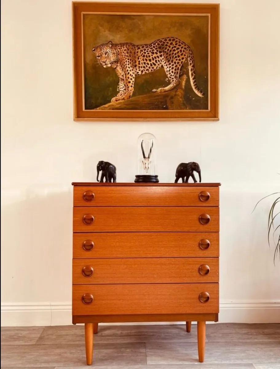 Mid Century Chest of Drawers - Image 4