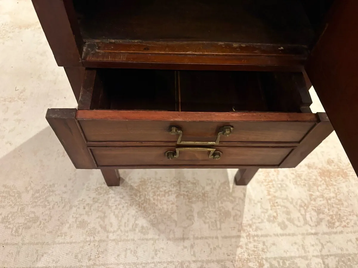 Cellarette / mahogany washstand - Image 4