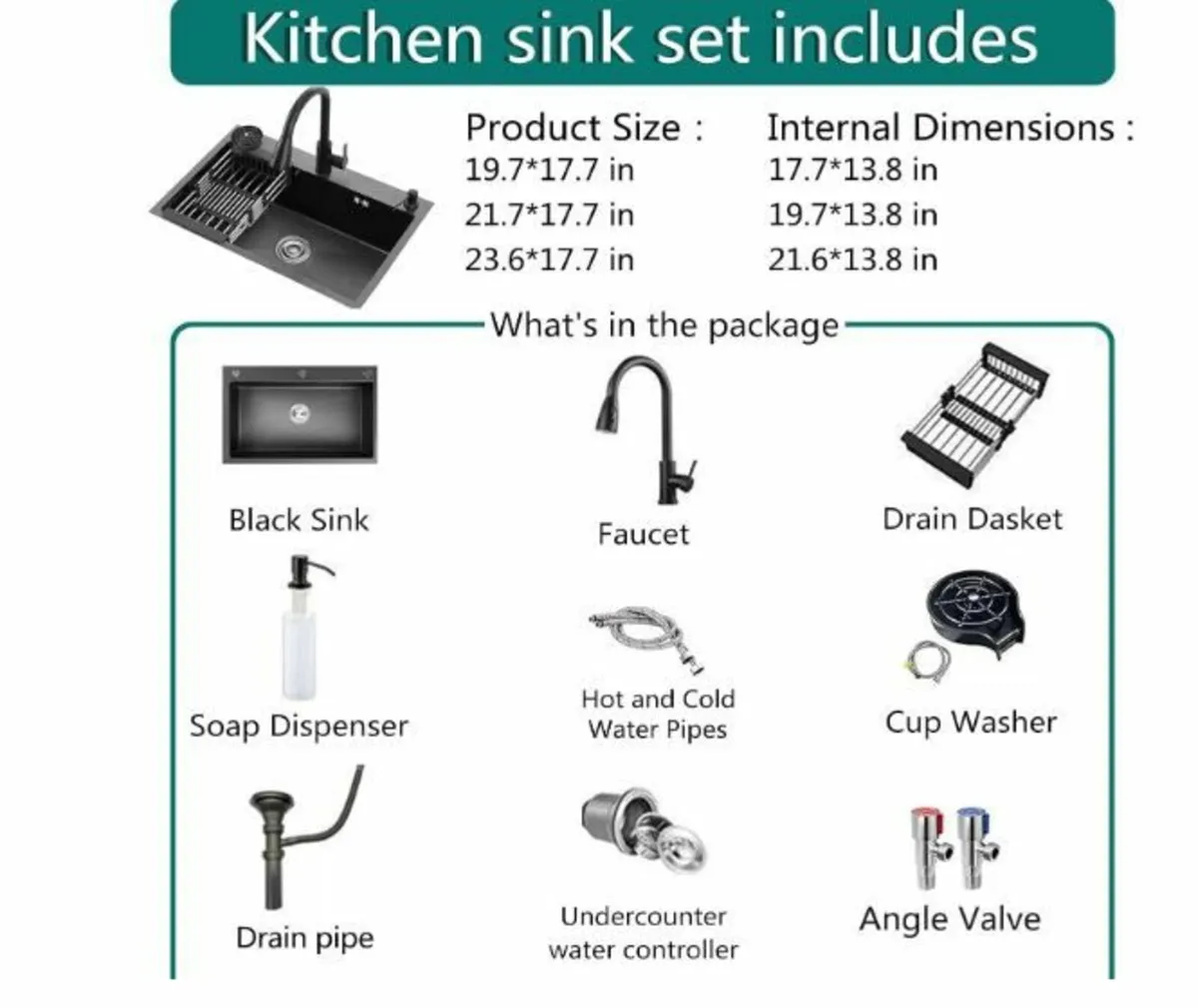 Kitchen Sink, Single Basin - Image 3