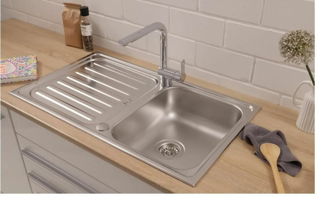 Riverside Stainless Steel Sink, 1 Basin - Image 2