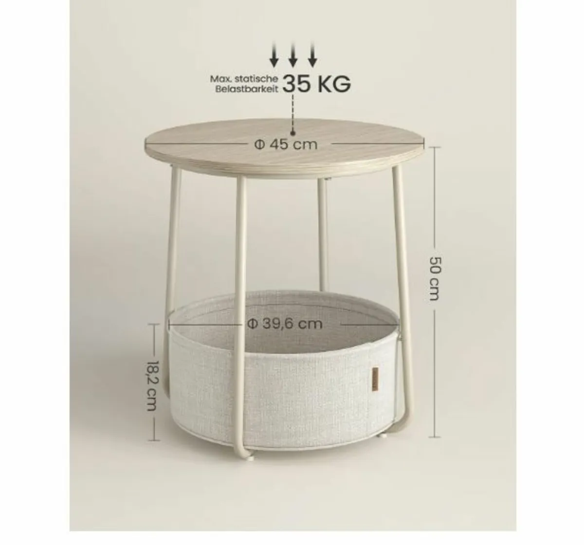 Round Side Table, Small Table - Image 1