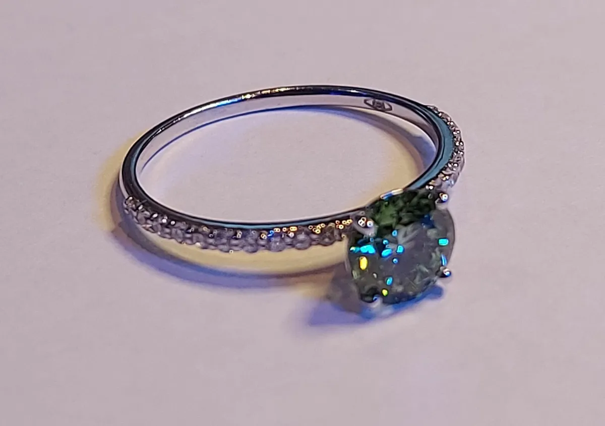 14k Gold ring with 1.22 ct Lab-Grown Diamond IGI - Image 3