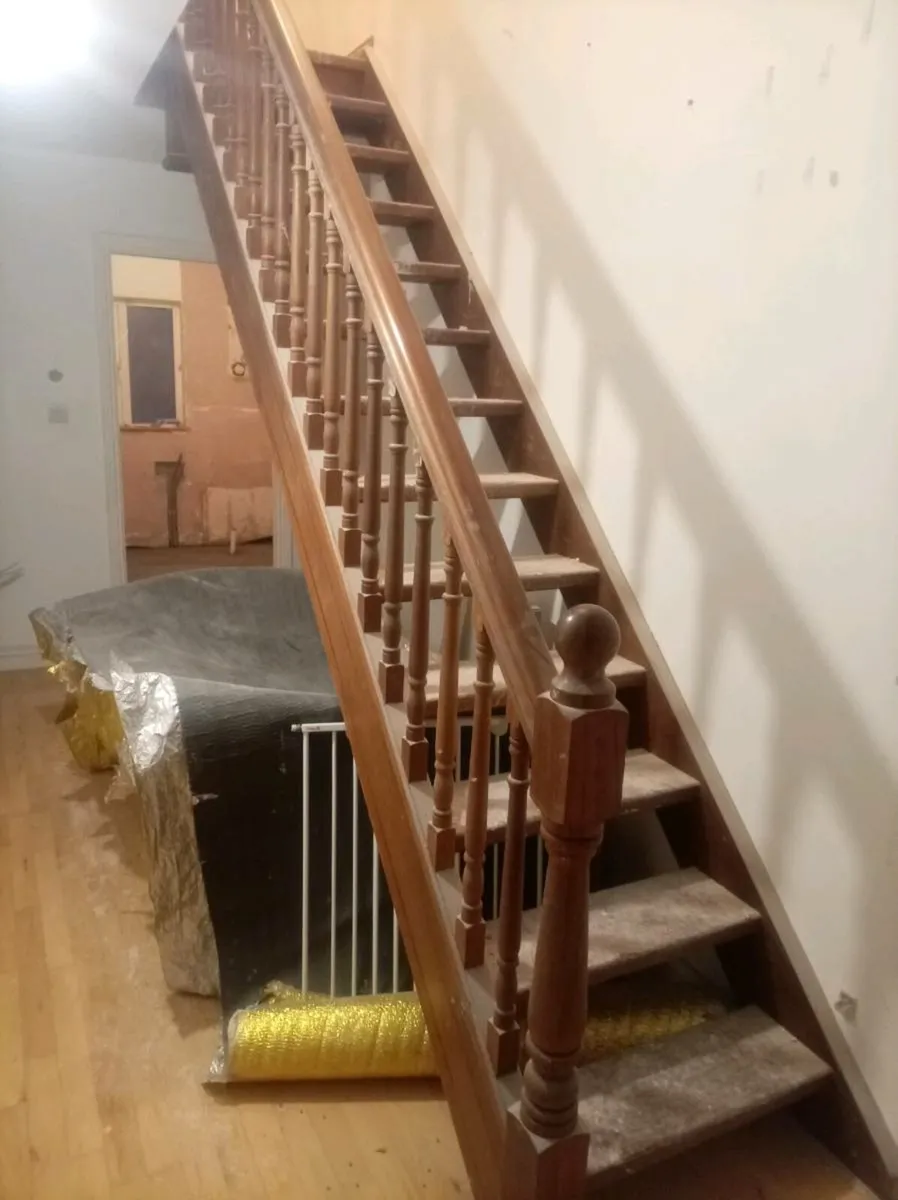 Mahogany stairs