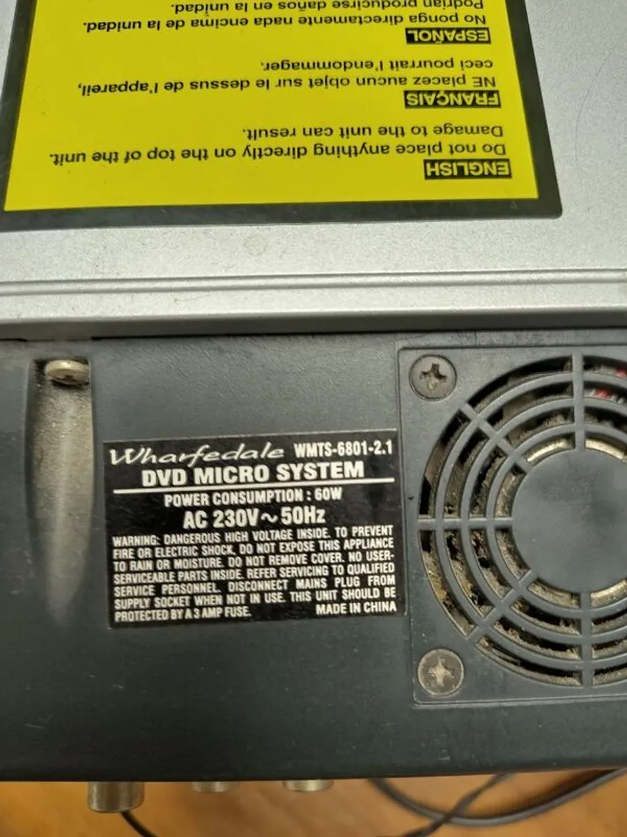 Wharfedale DVD CD Micro System - Image 3