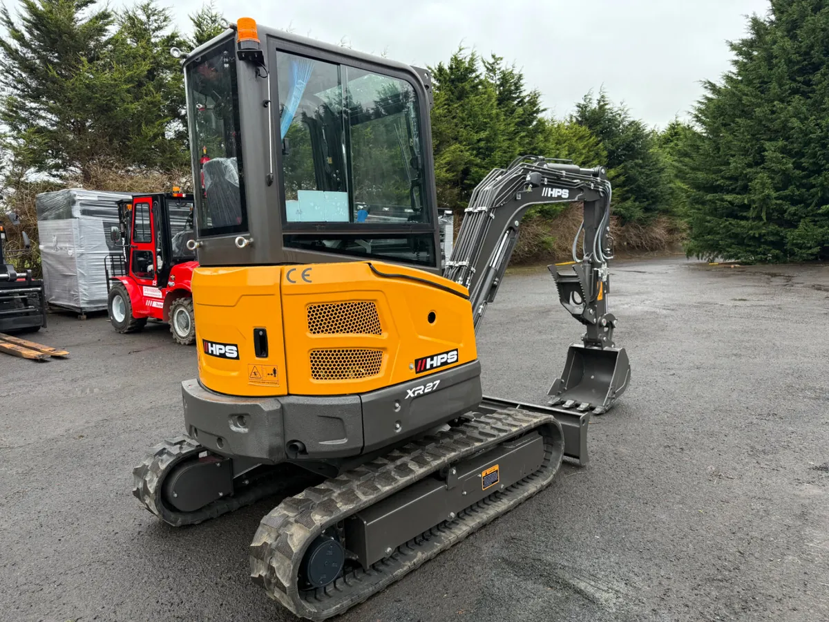 NEW HPS XR27 Mini Excavators - Image 3