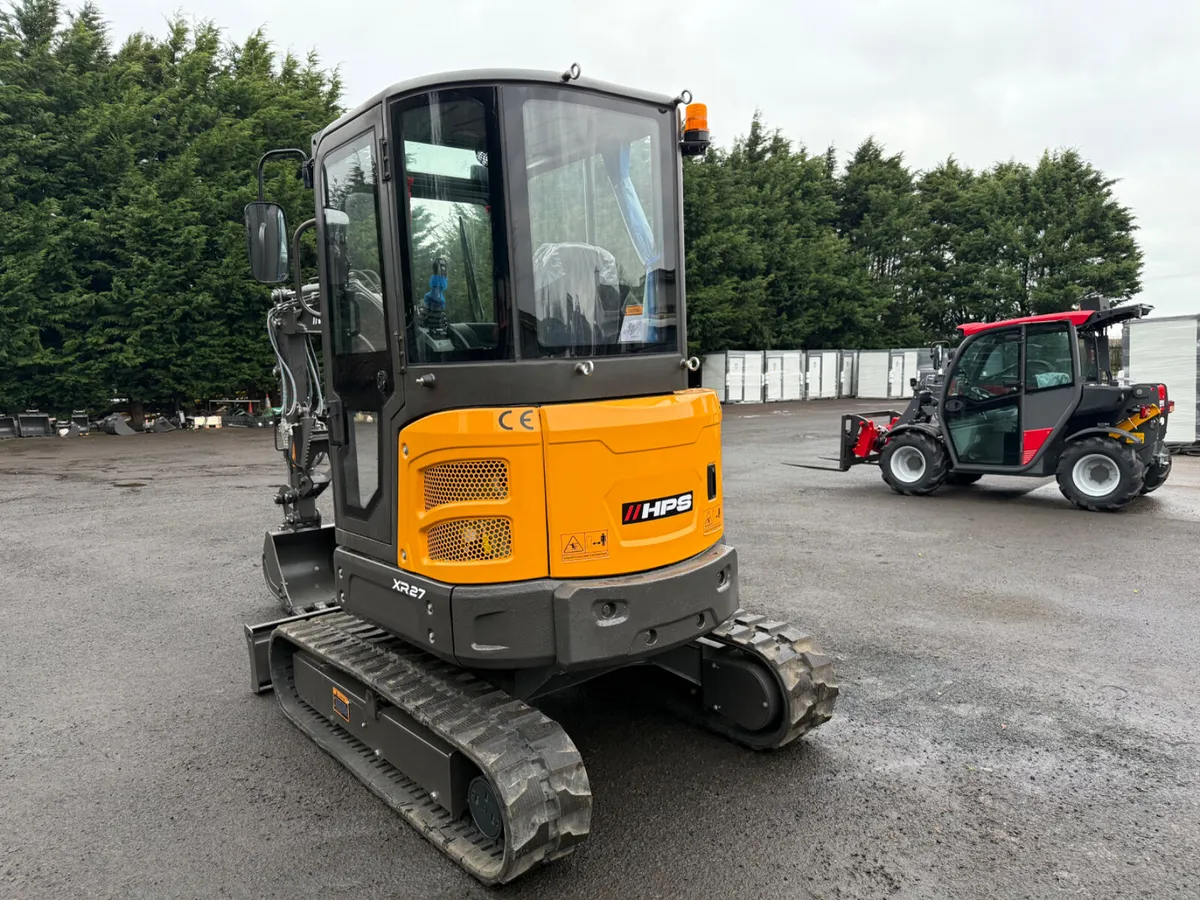 NEW HPS XR27 Mini Excavators - Image 2