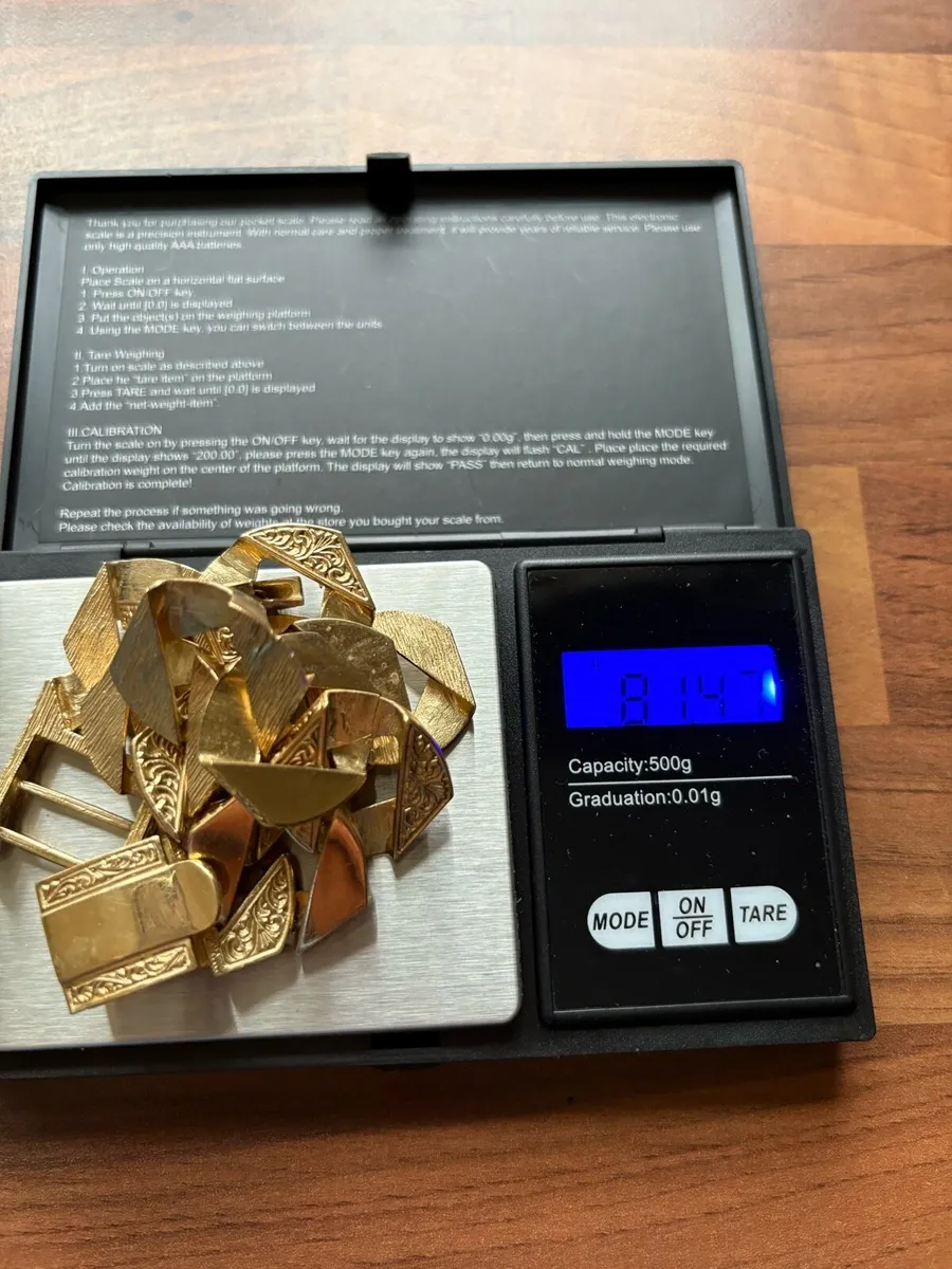 9ct gold men’s chap bracelet - Image 3