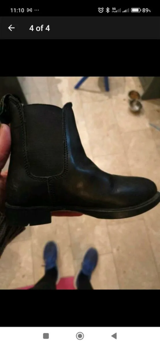 Kids horse riding gear boots etc - Image 1
