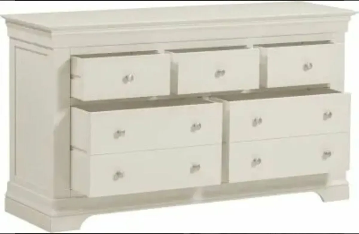 Bordeaux Ivory 5 Piece Bedroom Set - Image 3