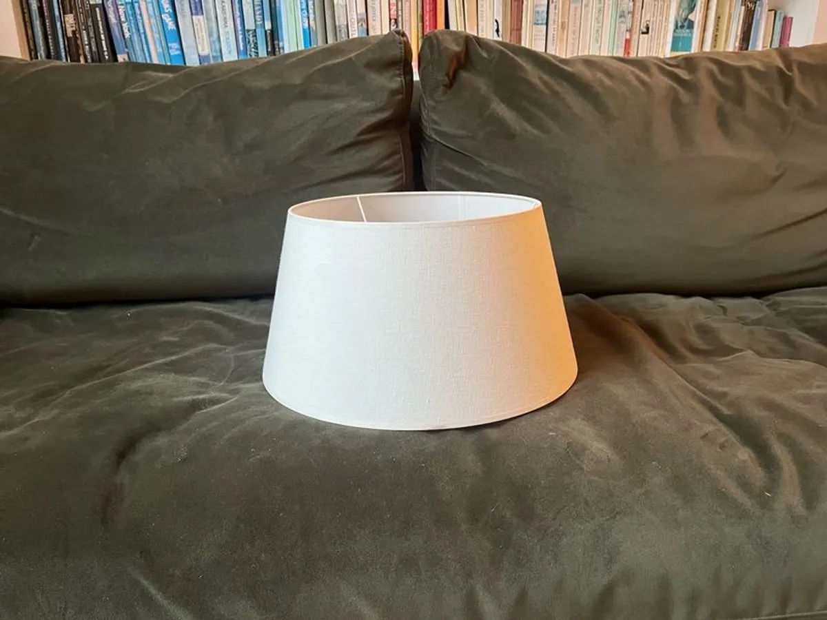 Linen lamp shade - Image 1