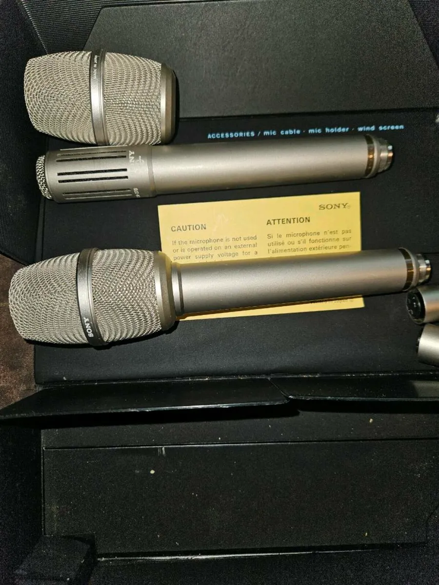 Sony ECM-270 condenser microphones - Image 1