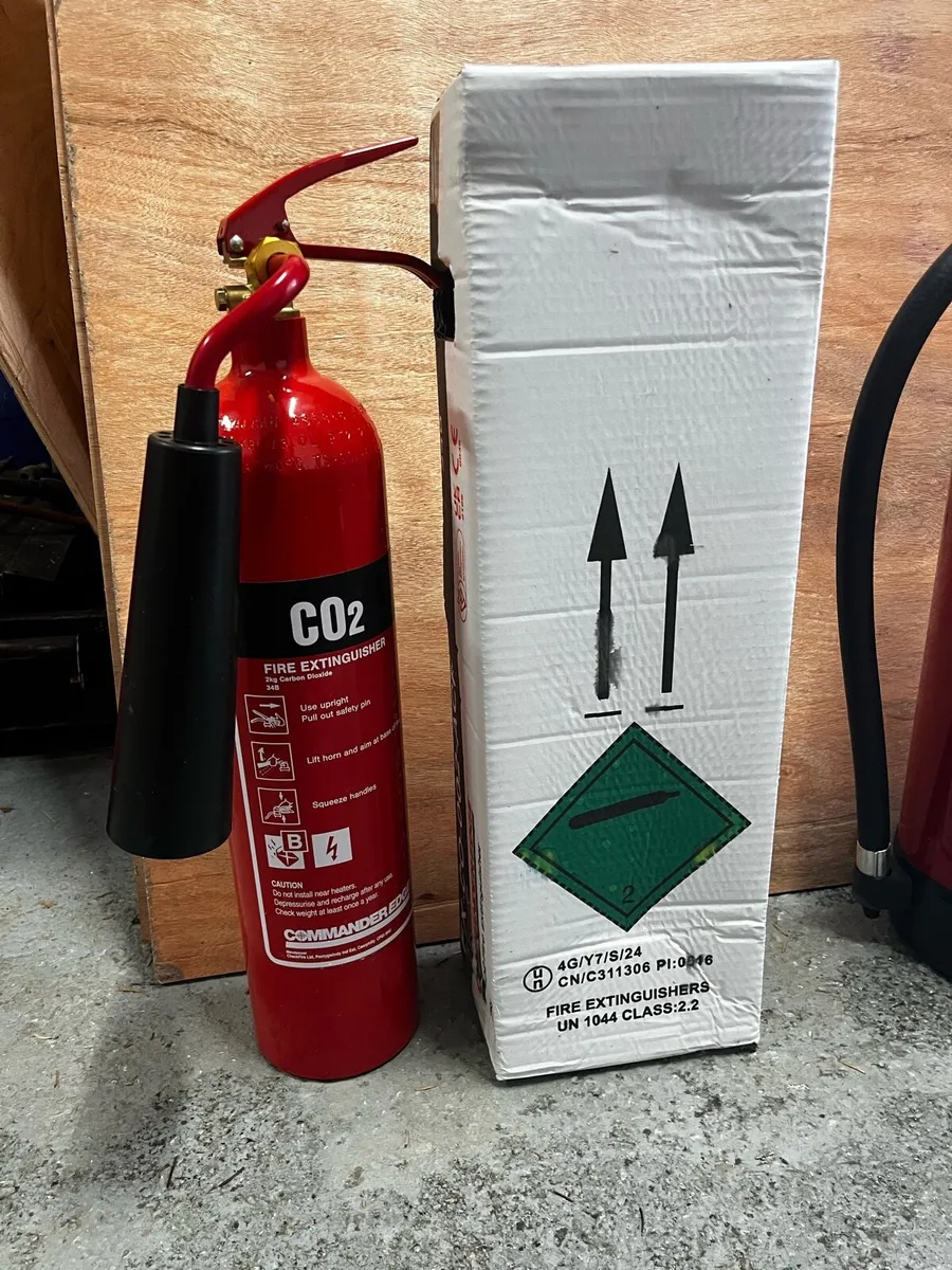 Fire extinguishers brand new in box - Image 1