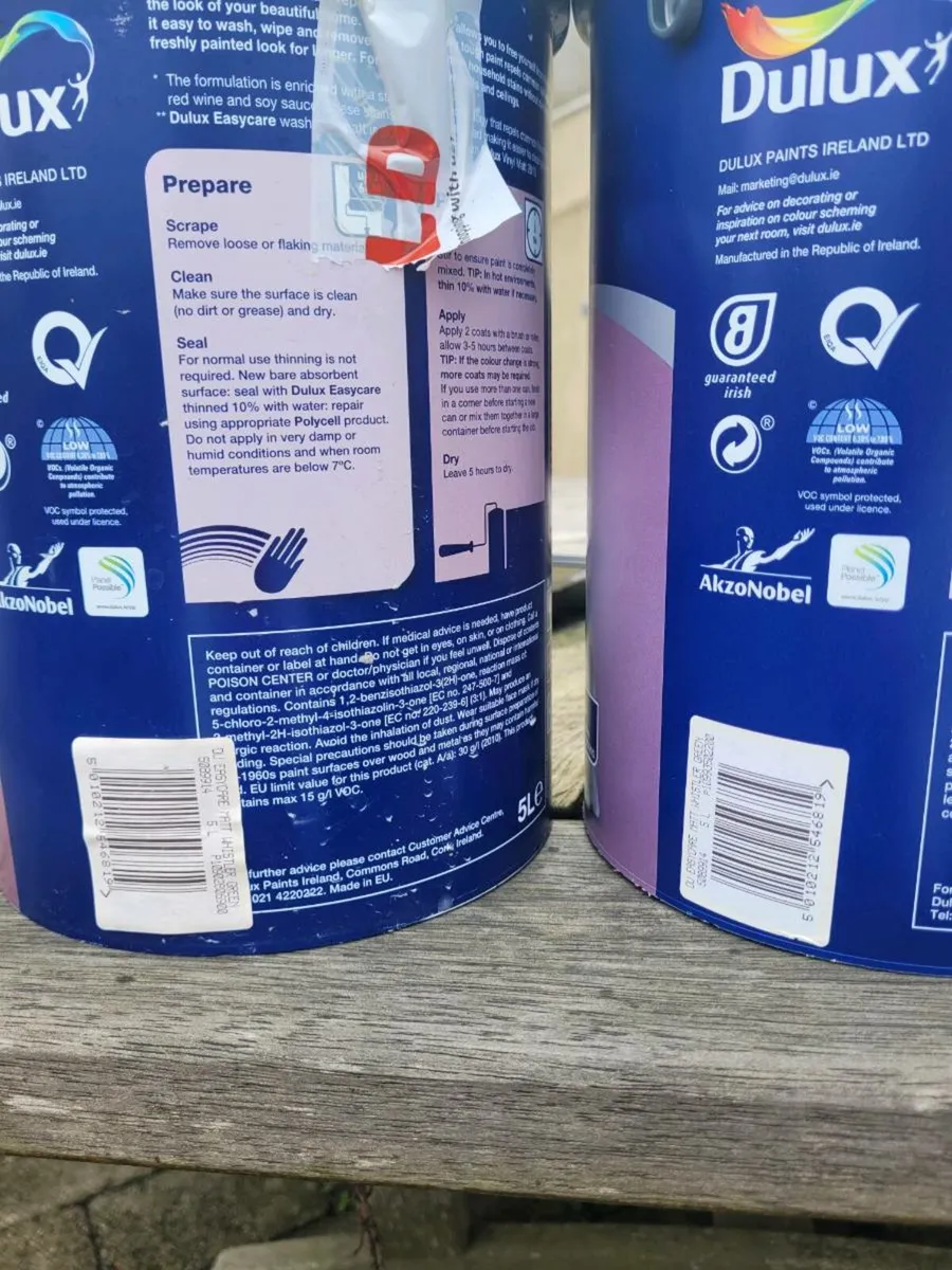 10l Whistler Green Dulux Easycare Matt Paint - Image 2