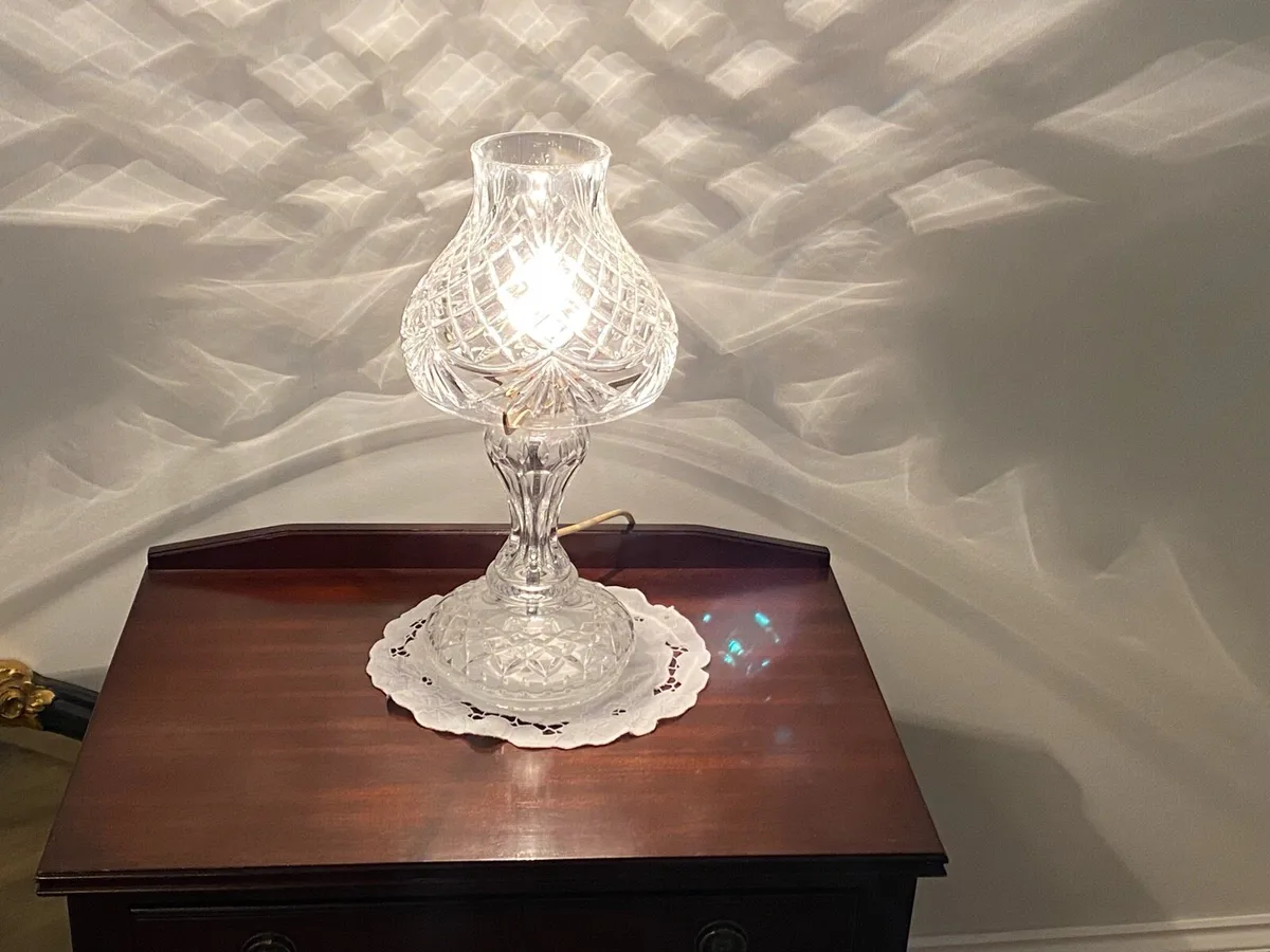 Large Waterford Crystal lamp - Image 2