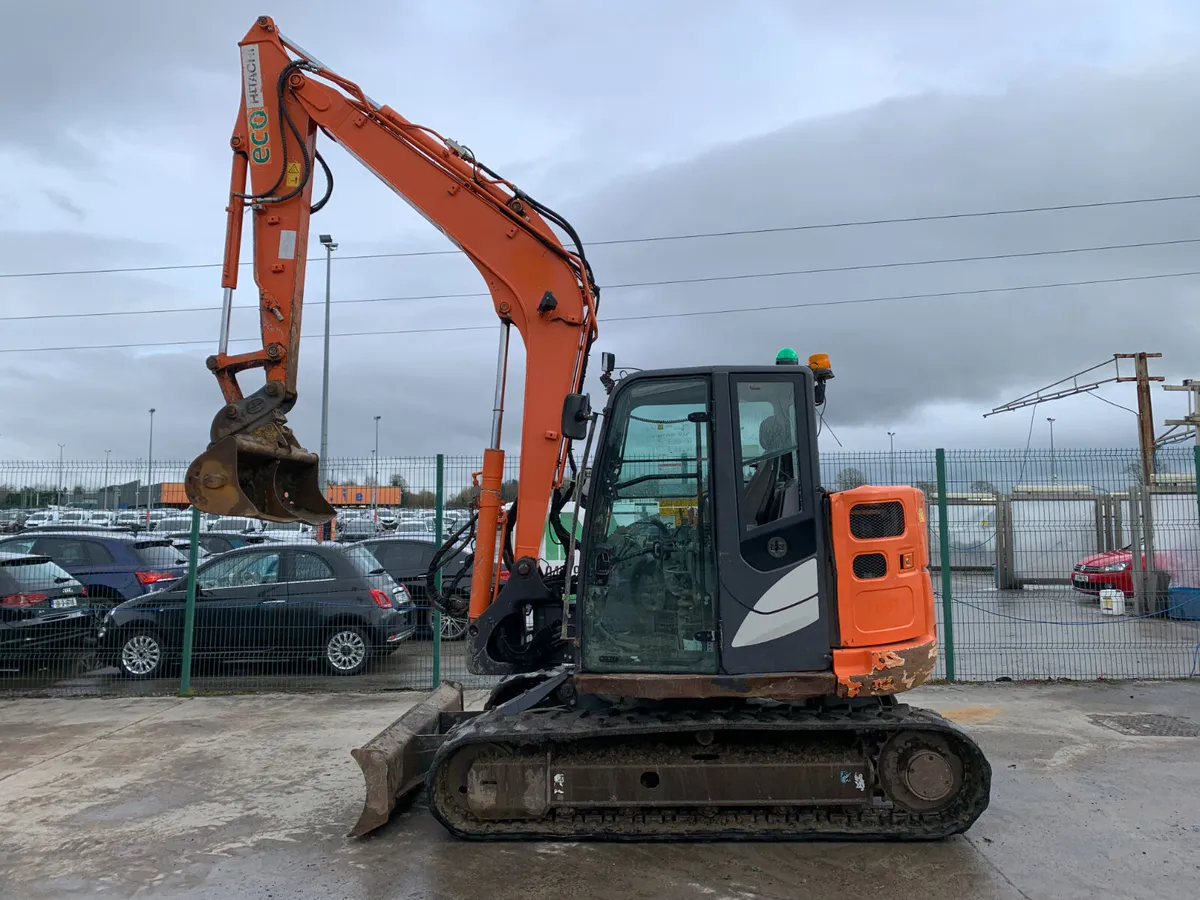2017 HITACHI ZX85USB EXCAVATOR FOR AUCTION - NAAS - Image 2