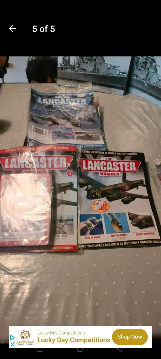 Hachette vintage. The Lancaster Bomber. Build your - Image 1