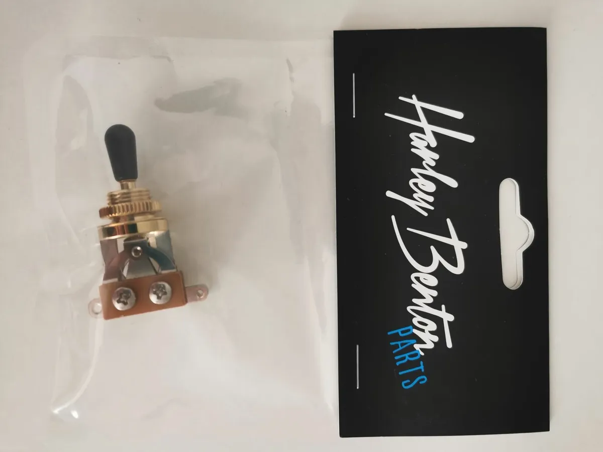 Harley Benton Parts Toggle Switch 3 possitionsGOLD