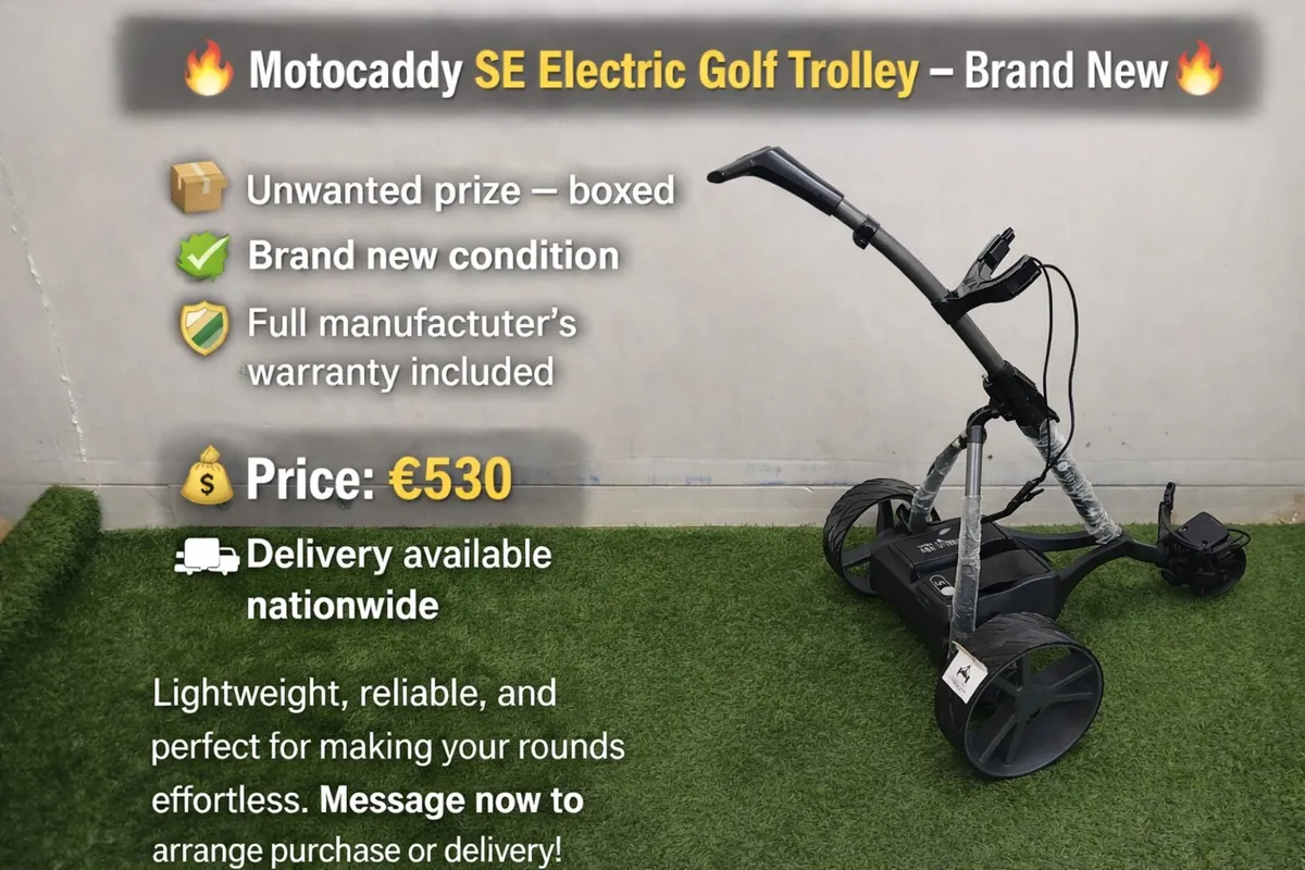 Motocaddy SE unwanted prize boxed ready to go - Image 3