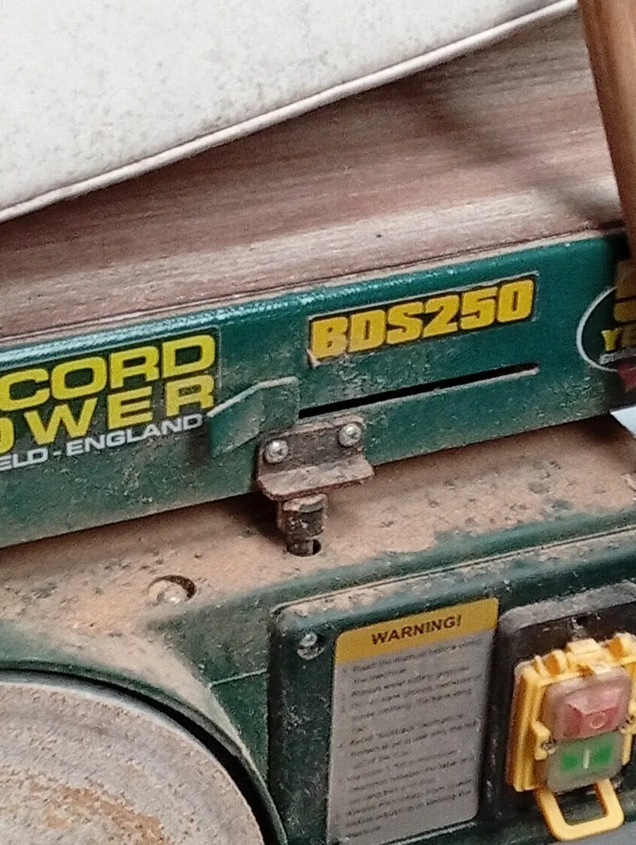 Sander, belt and disc,