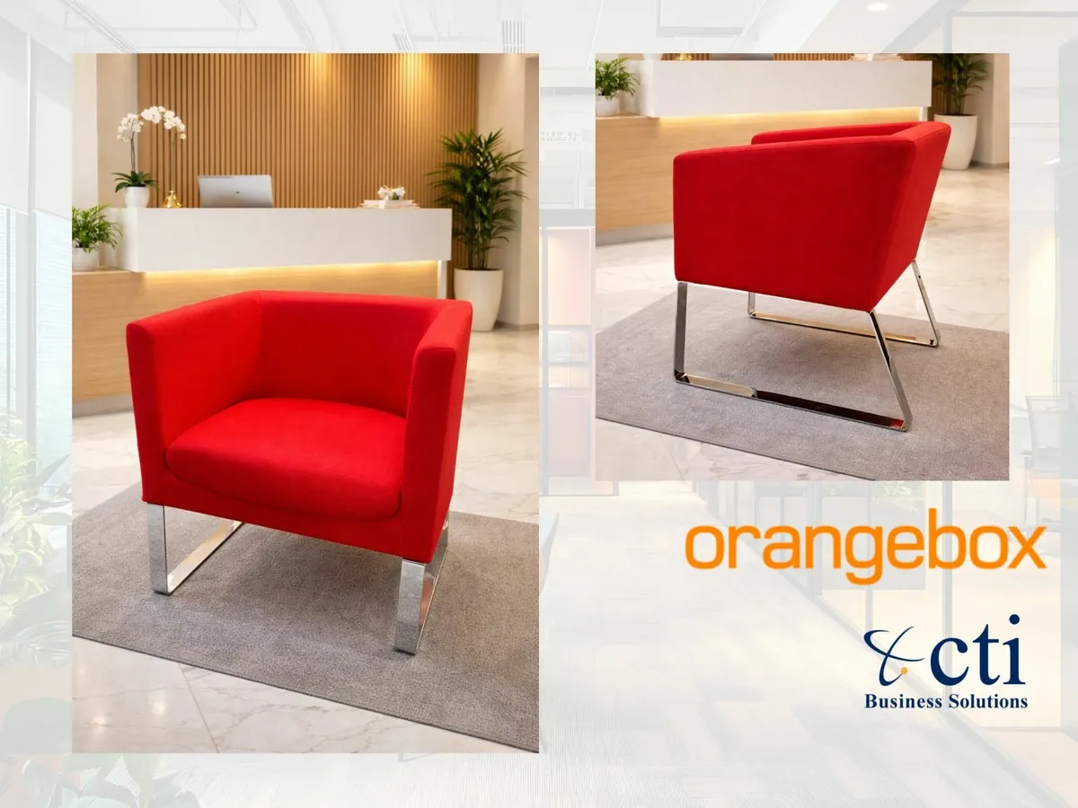 1 X Orangebox Single Lounge Chair - Grade A - Image 1