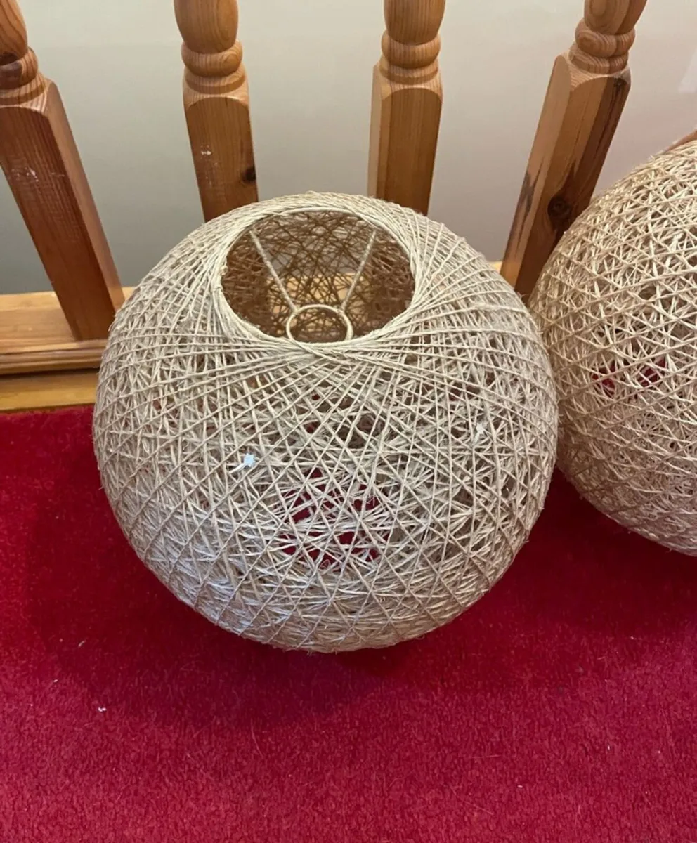 2 Ceiling table lamp shades - Image 2