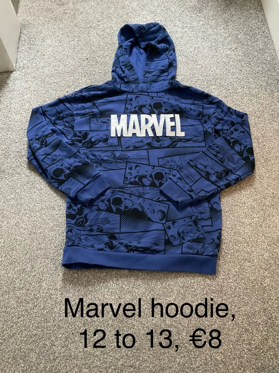 Marvel hoodie, 12 to 13