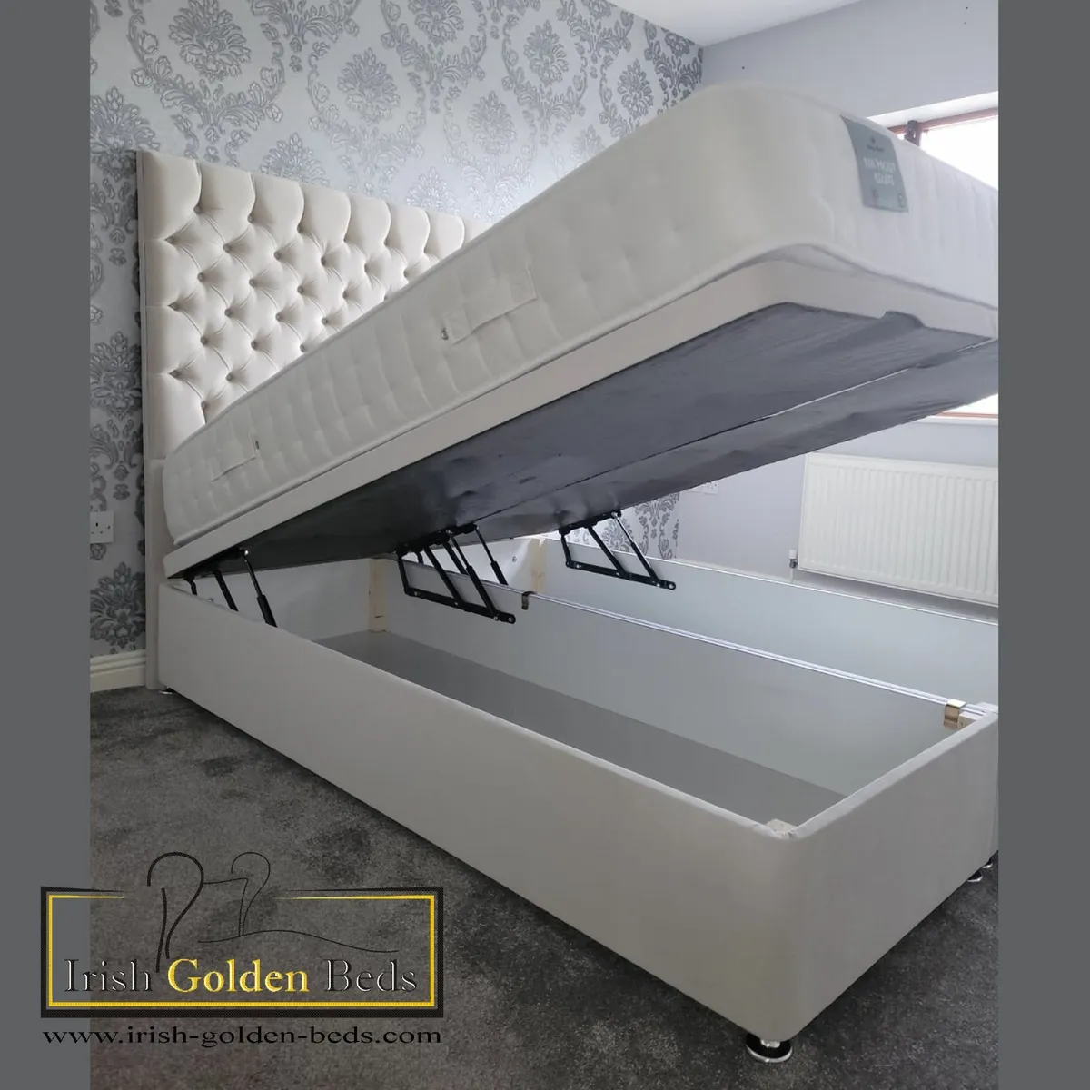 bed frame and headboard, free delivery - Image 3