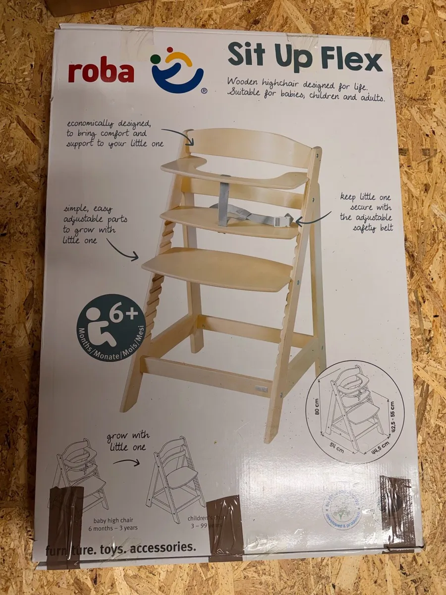 New - Roba sit up flex high chair - Image 1