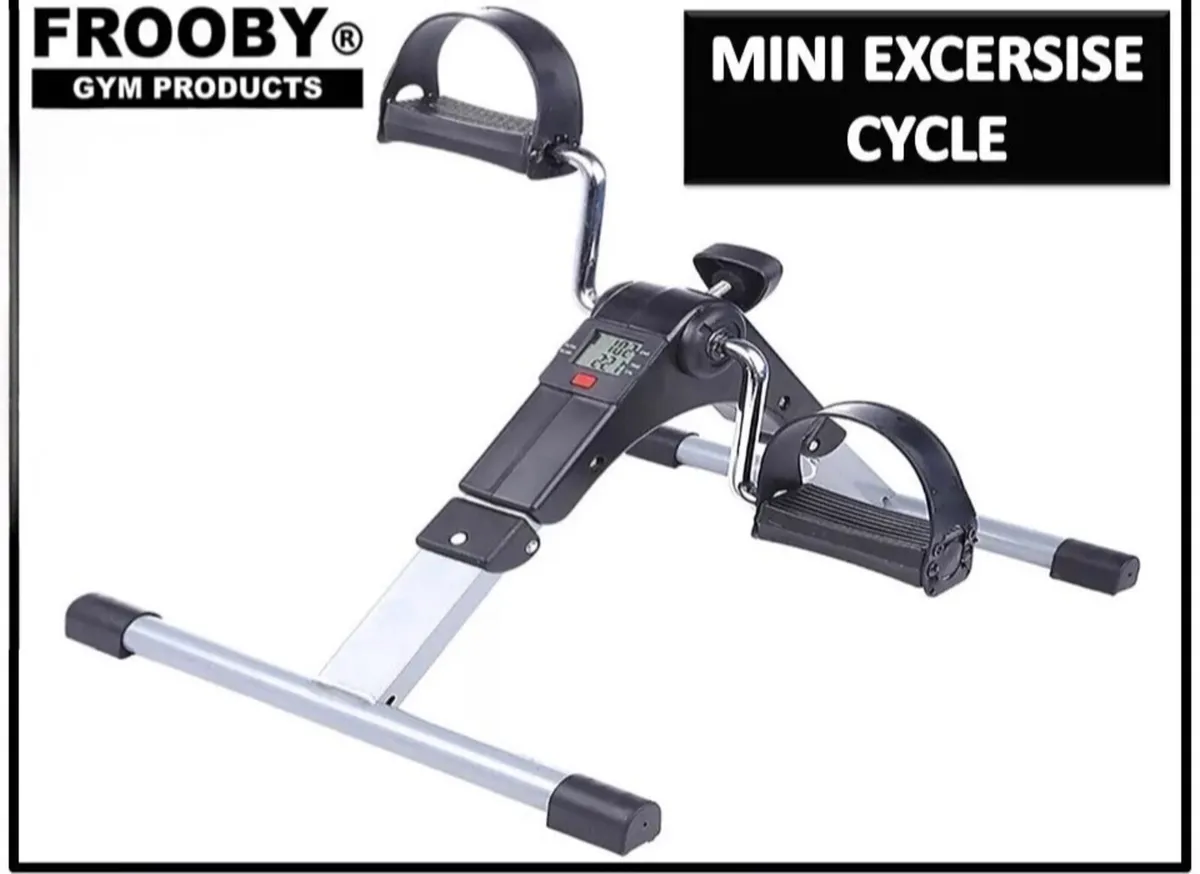 Mini Exercise Bike Portable Pedal Exerciser NEW - Image 1