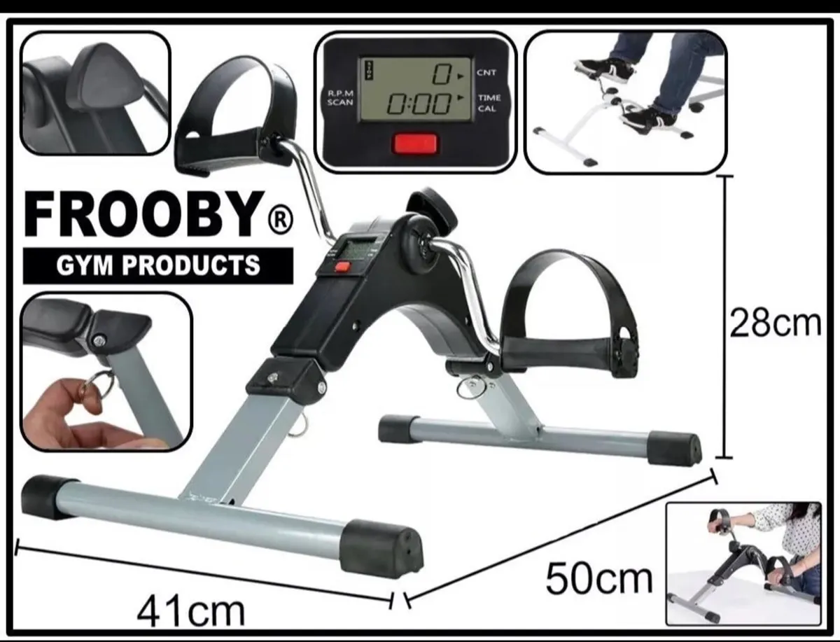 Mini Exercise Bike Portable Pedal Exerciser NEW - Image 2