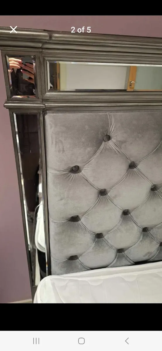 King size bed and two matching side units. - Image 3