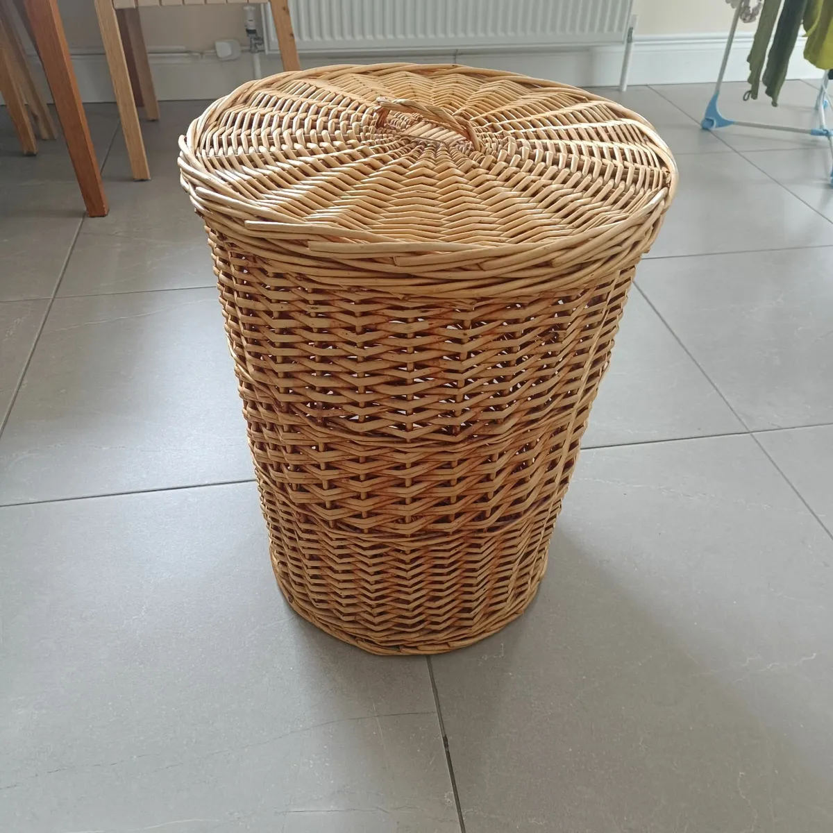 wicker basket with lid - Image 2