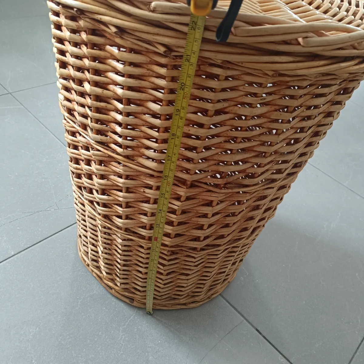 wicker basket with lid - Image 3