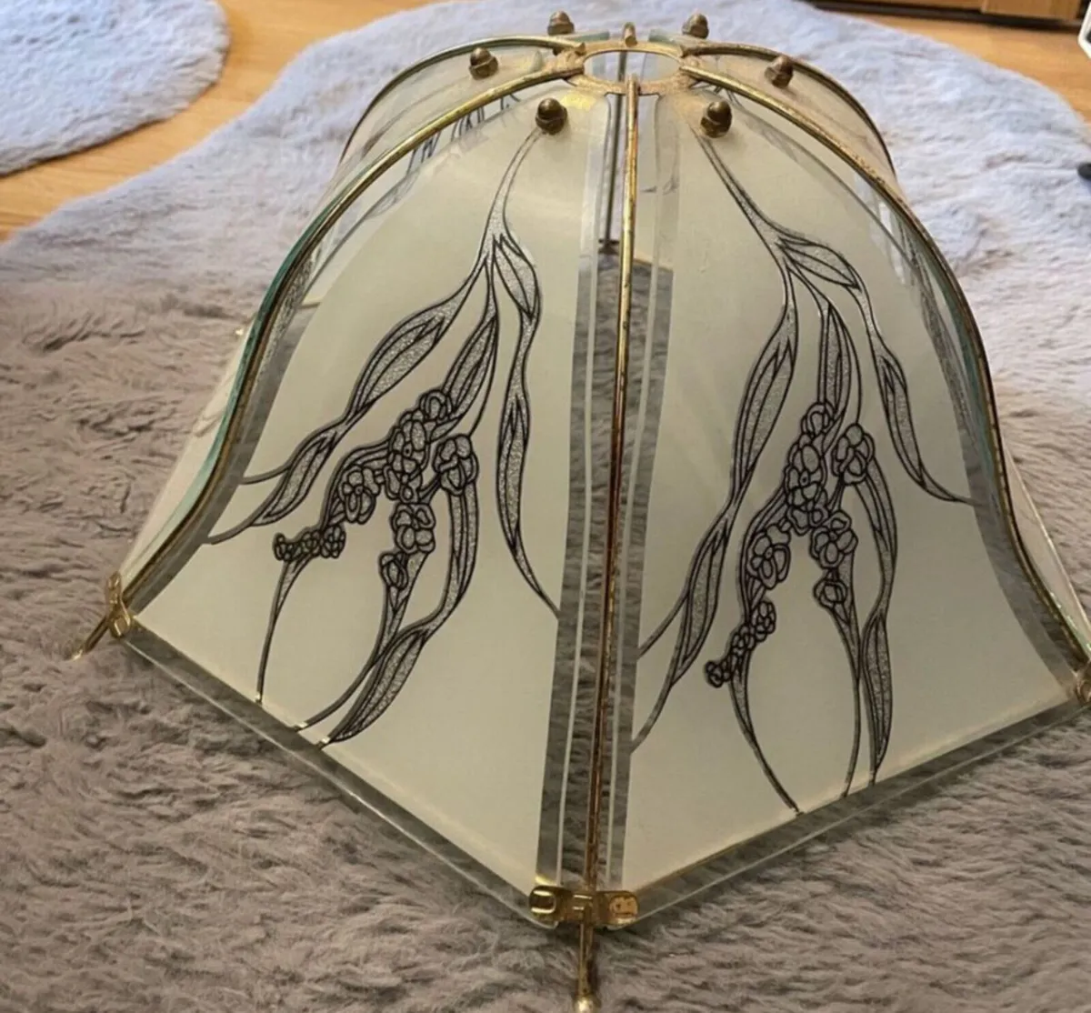 Glass Ceiling Table lamp shade - Image 1