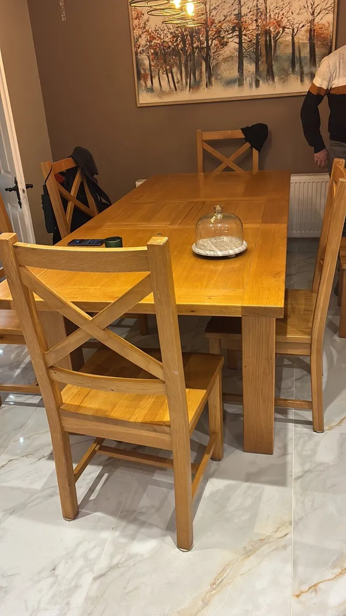 Dining Table and Chairs - Image 1