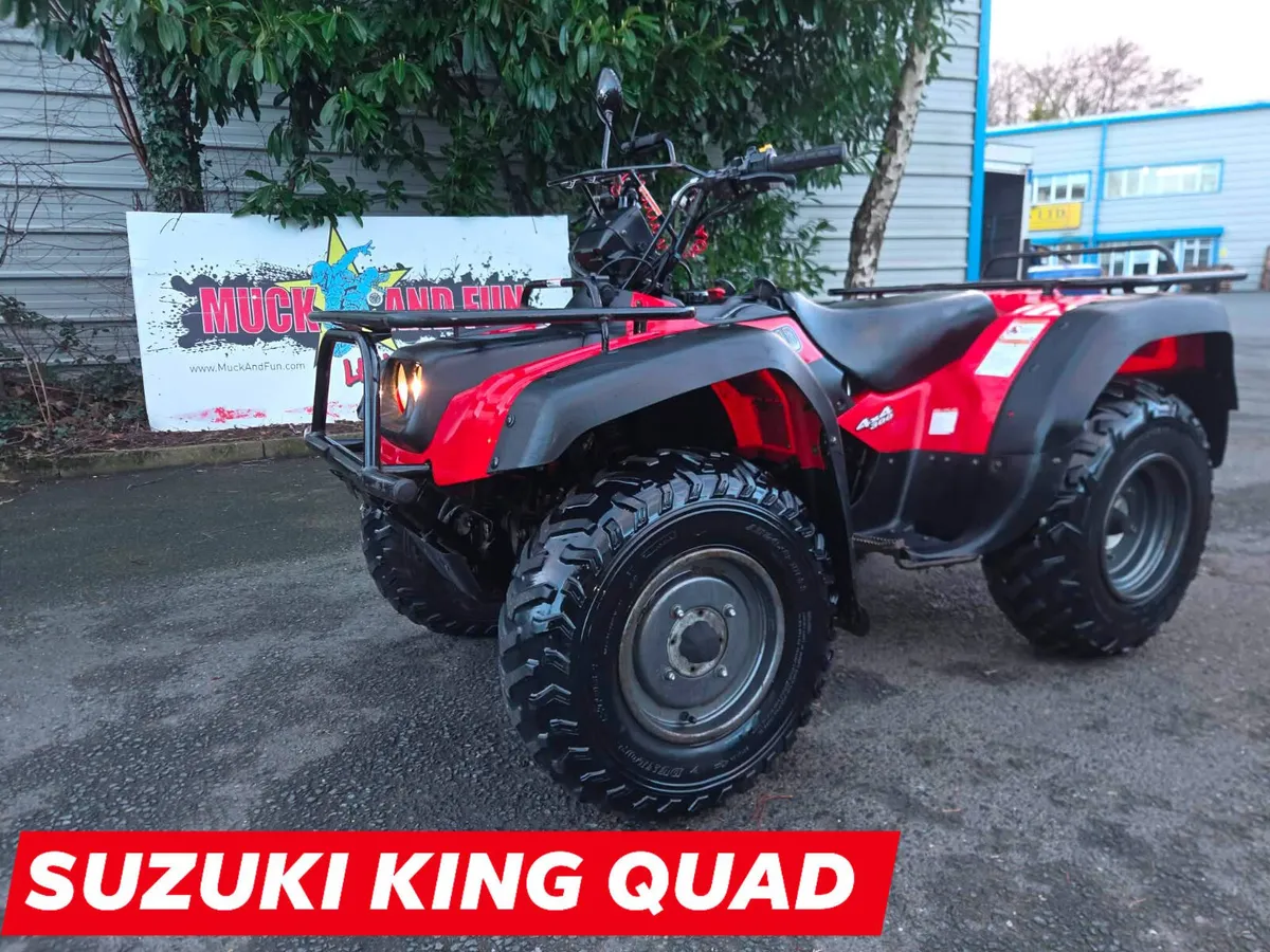 MINT Suzuki King quad 300 Like New DELIVERY/PARTX - Image 1