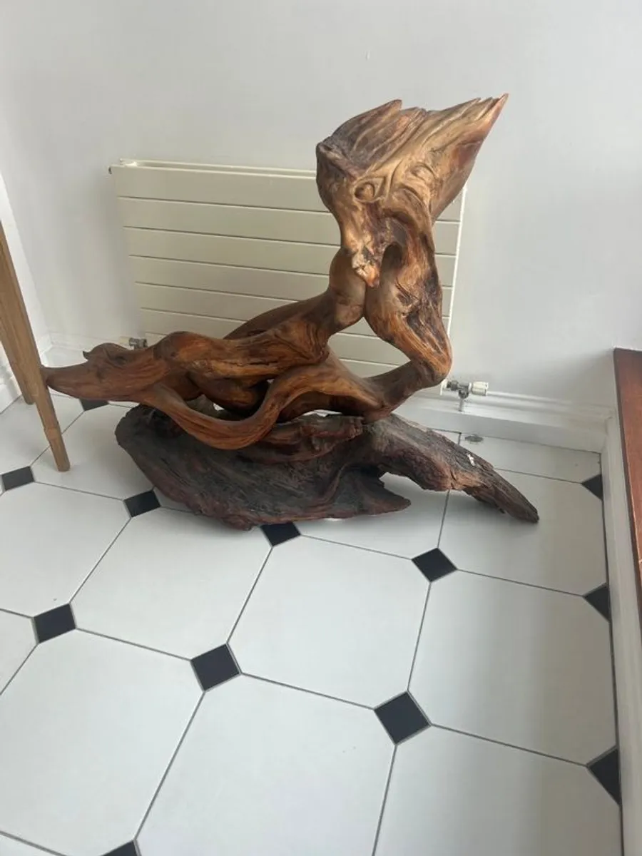 Irish Bog Wood Sculpture - Image 1