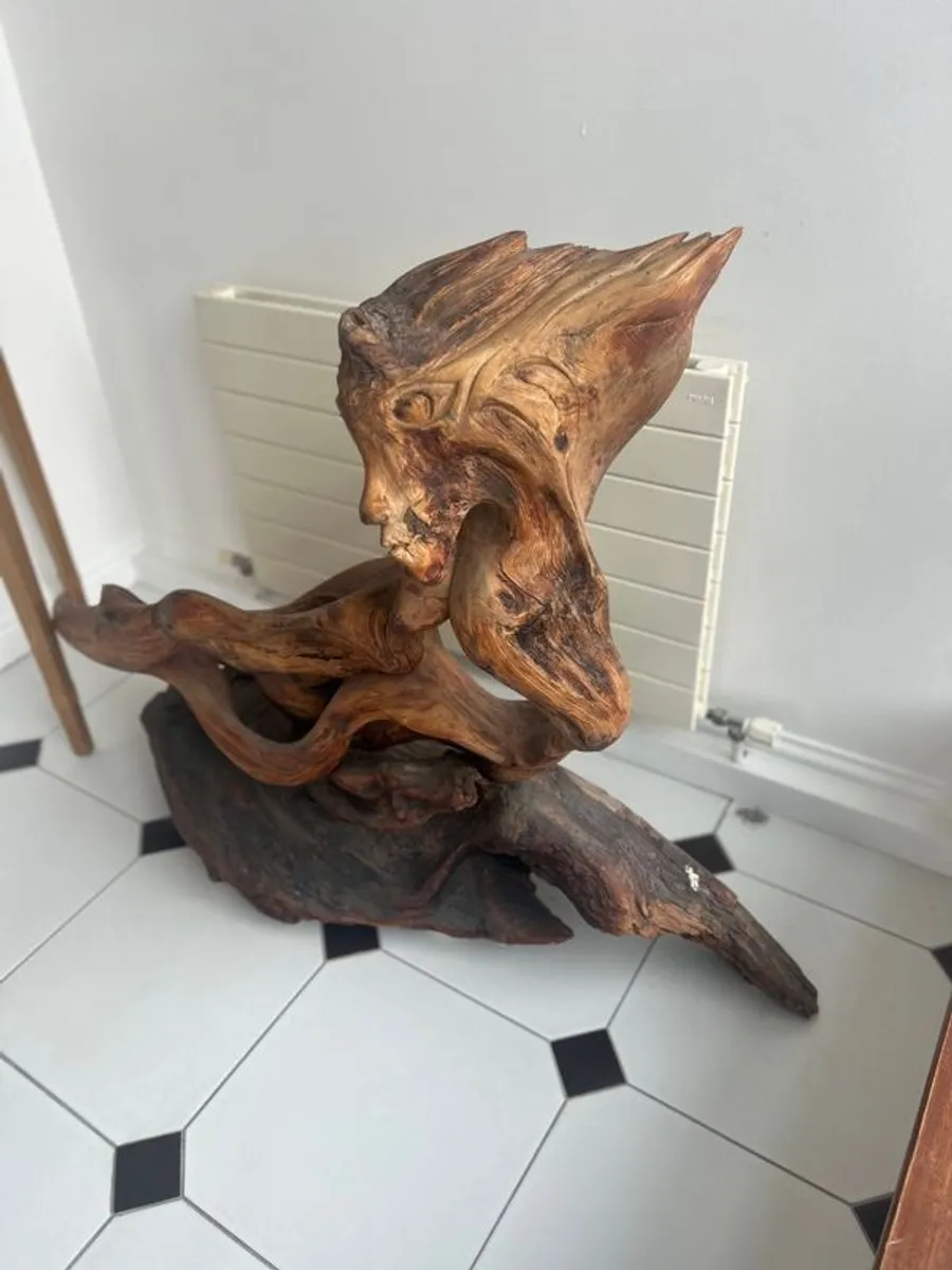 Irish Bog Wood Sculpture - Image 2
