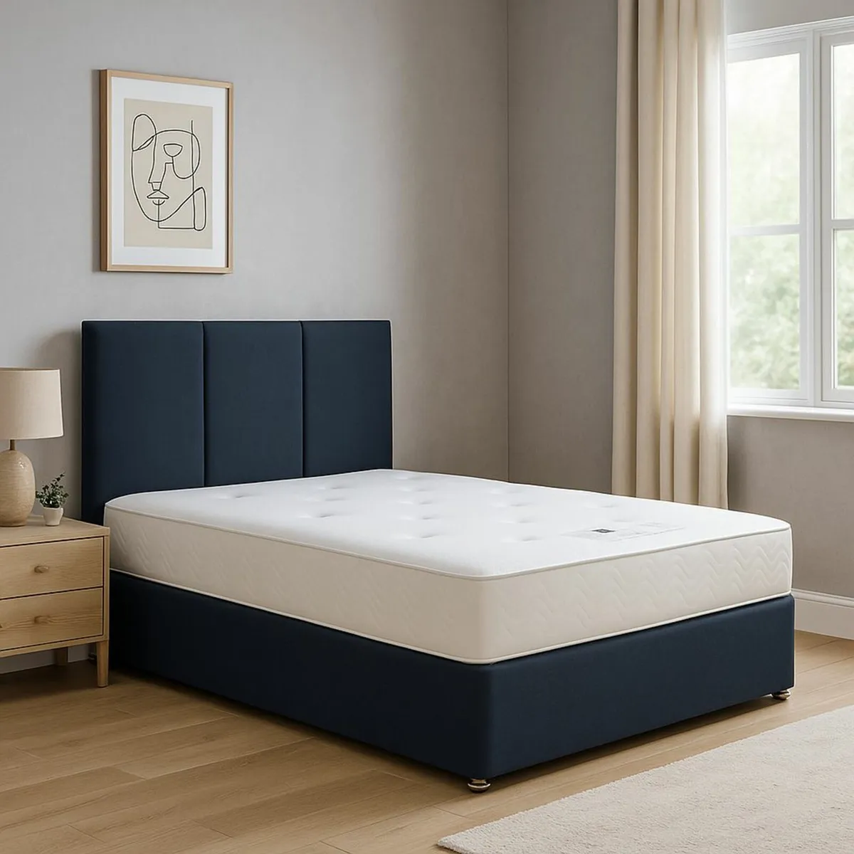 4ft 6 Divan Set - Image 3