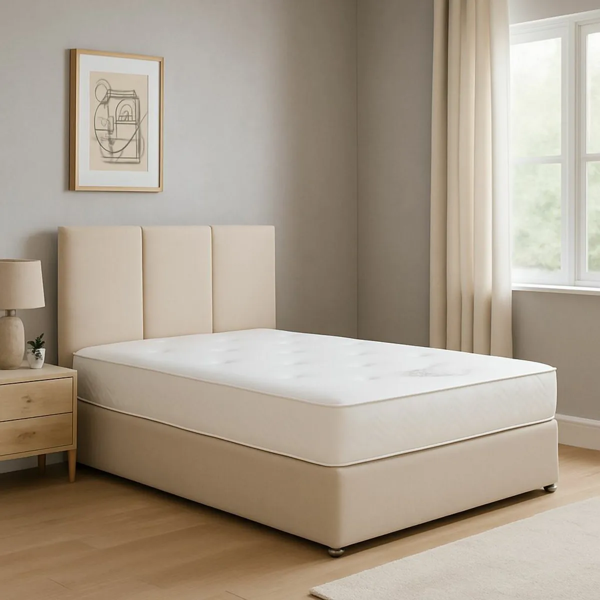 4ft 6 Divan Set - Image 4